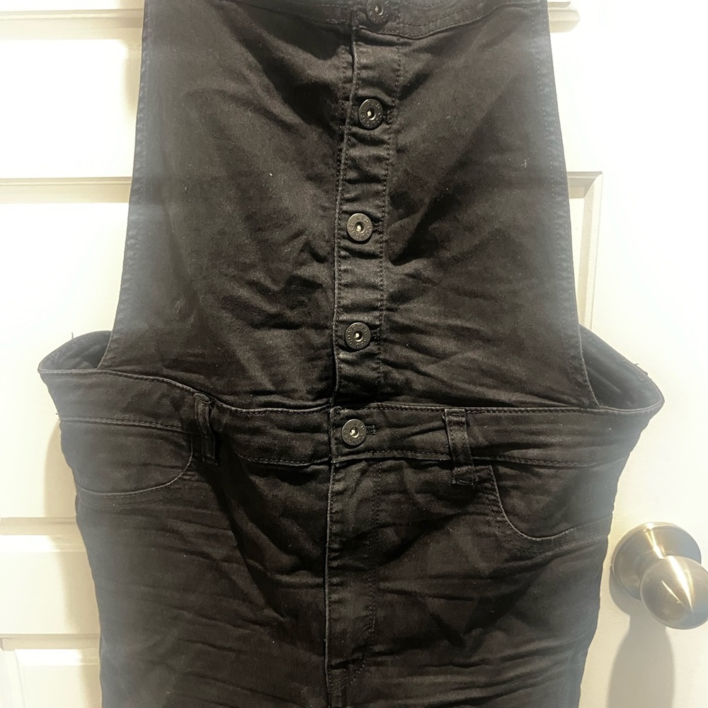 Women's Black size 12 Overalls - Picture 2 of 6